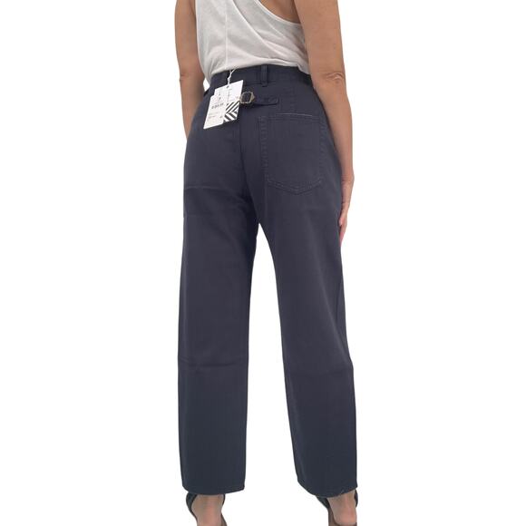 2/$30 FREE PEOPLE Sandrine Rose Wide Leg Pant Jeans Size 25 French Worker Blue - Picture 3 of 7